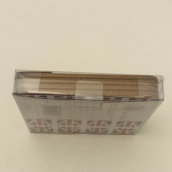 2015 Lesser & Pavey Union Jack London Set Of Four Coasters Laminated Surface - Picture 4 of 12